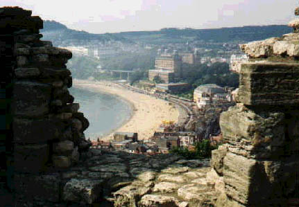 Scarborough i morgondimma