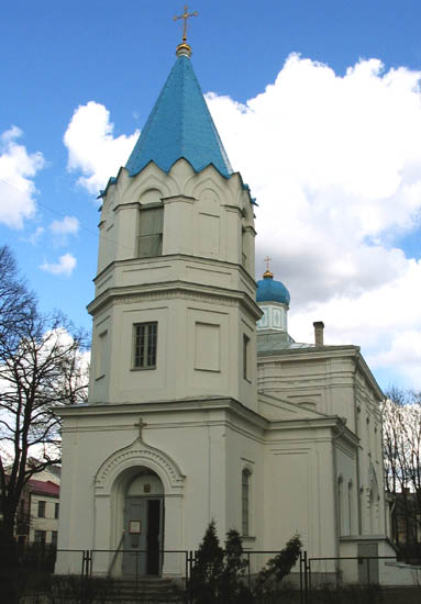 Den bl kyrkan i Tukums