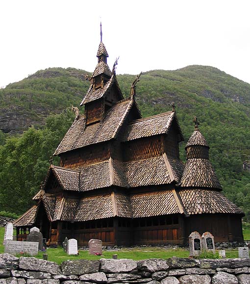 Stavkyrkan i Borgund.