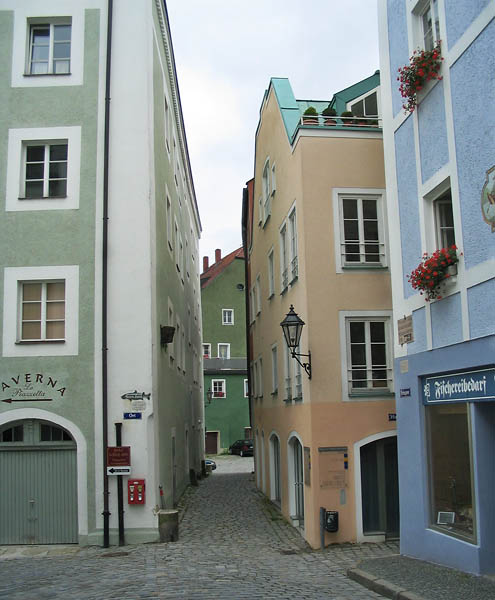 Gamla stan i Passau.