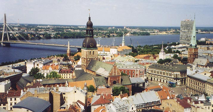 Utsikt över Riga.