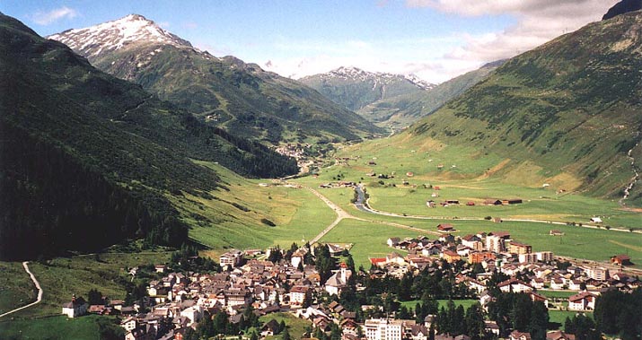 Utsikt ver Andermatt.